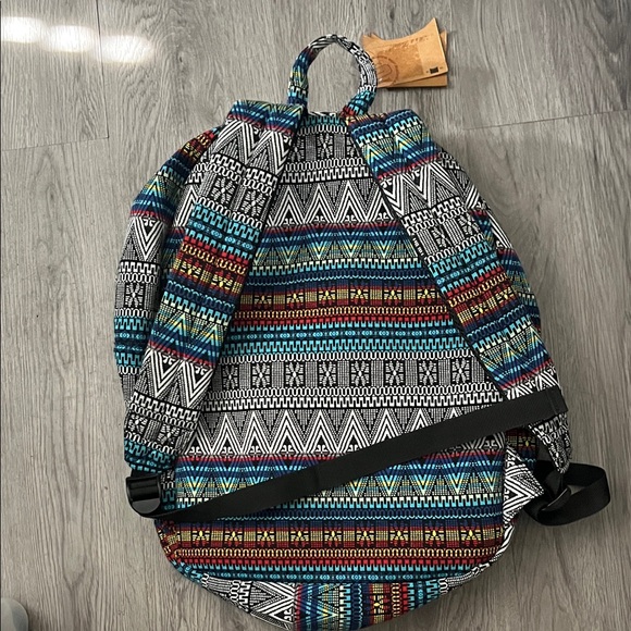 Geometric Pattern Backpack - Multicolor - Picture 2 of 3